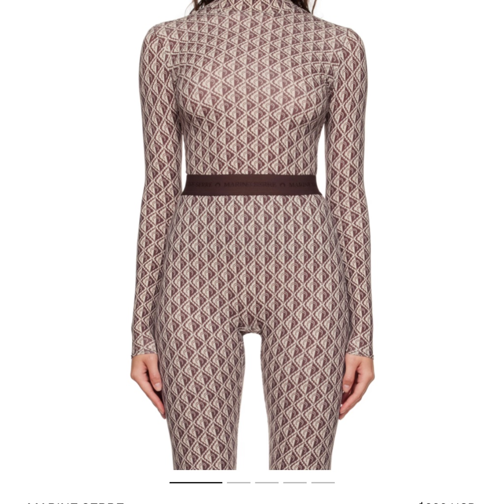 Marine Serre Turtleneck